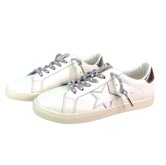 Vintage Havana Shoes - NEW Vintage Havana Bianca Sneakers White Silver